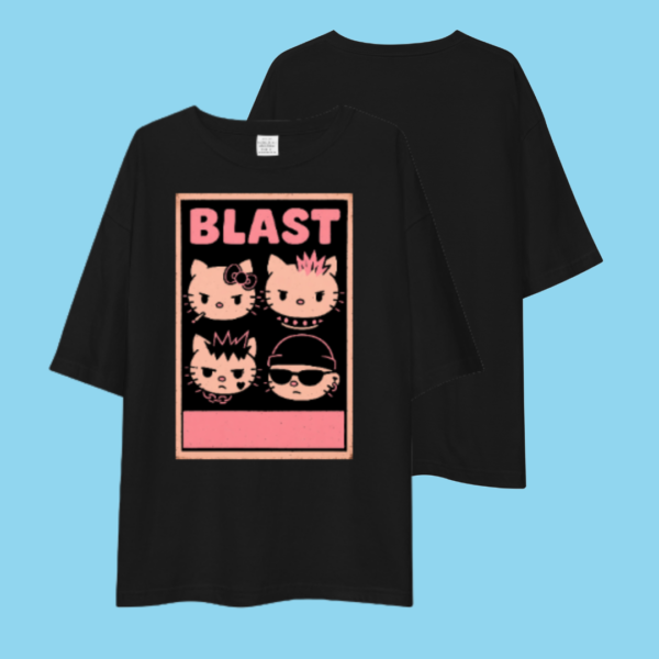 Hello Kitty x Nana Oversized Drop Shoulder T-Shirt (Extra-Large)